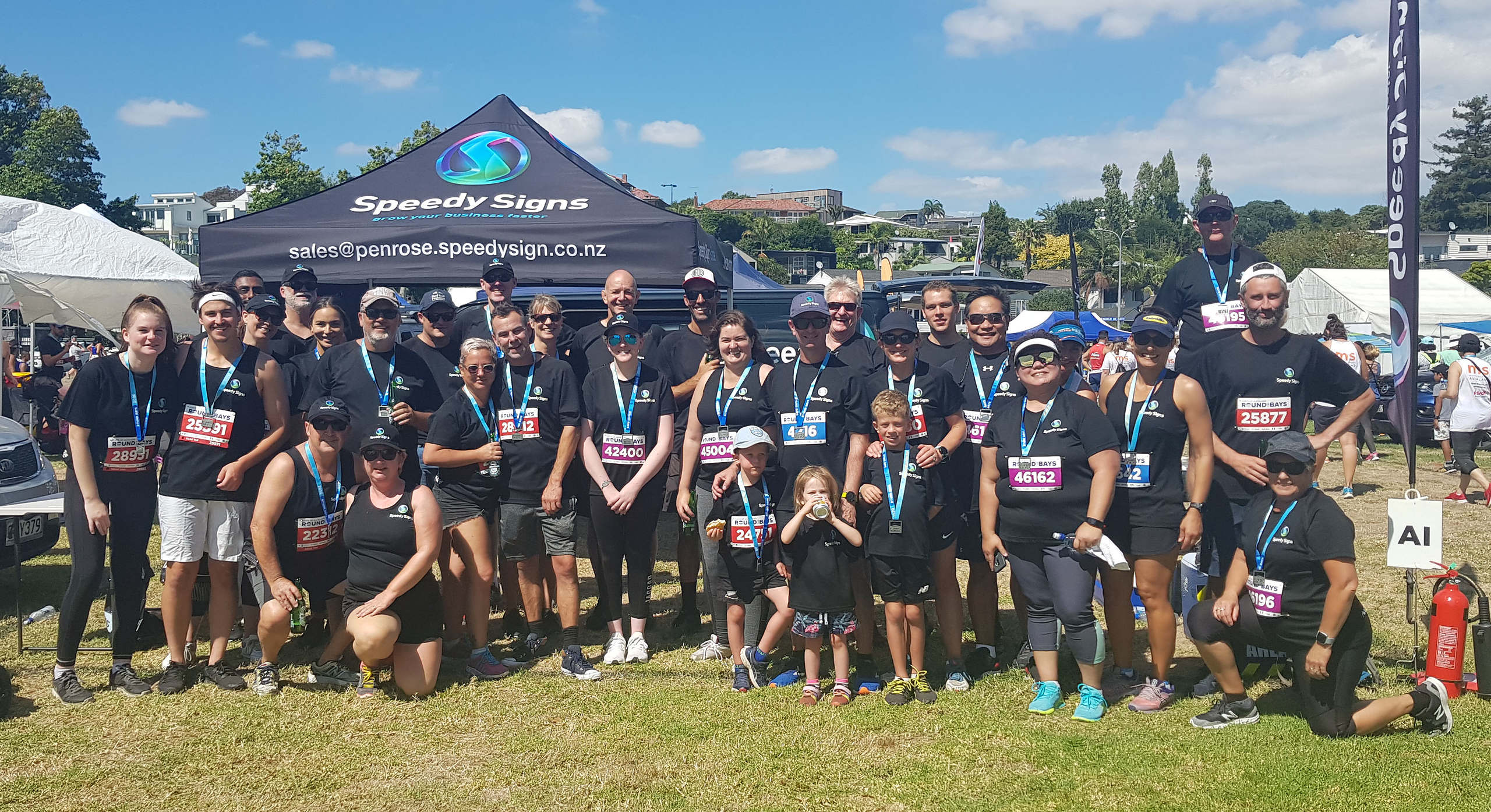 Front Runners in Signage | Round the Bays 2020 | Speedy Signs