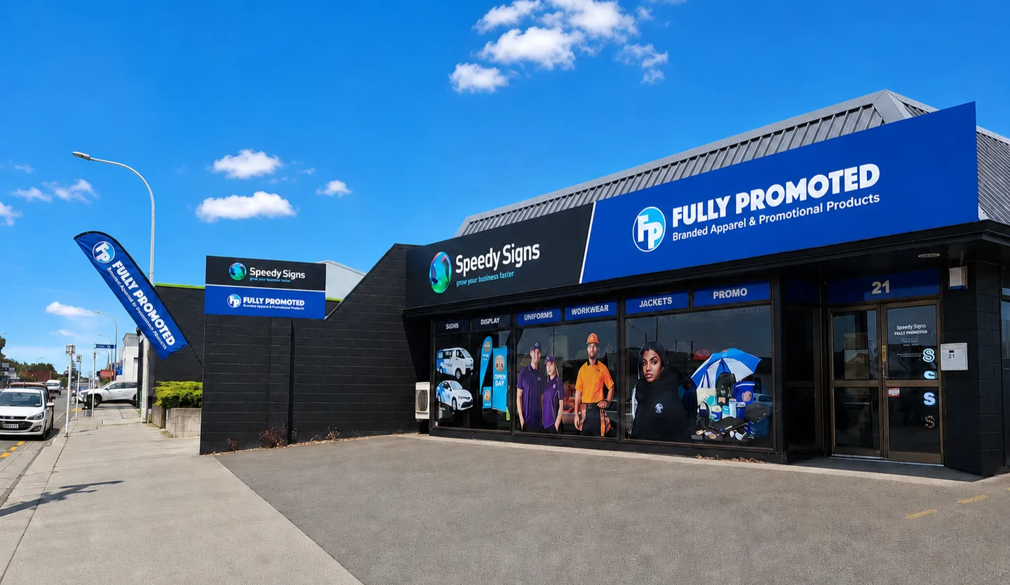 Speedy Signs & Fully Promoted Timaru resale available
